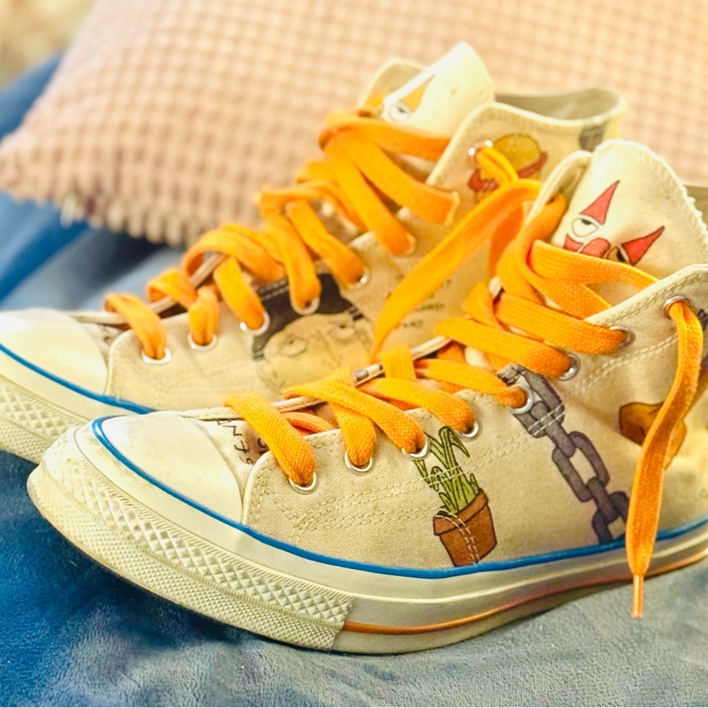 Converse All-Star high tops by Tyler, The Creator
Limited edition by Footlocker
